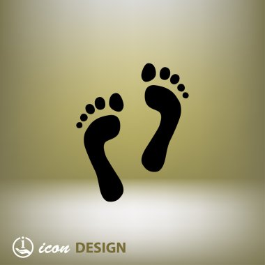Ekibimizi ayak izleri kavramı simgesinin