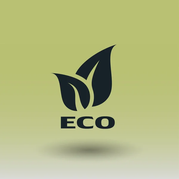 Pictograph van eco concept pictogram — Stockvector