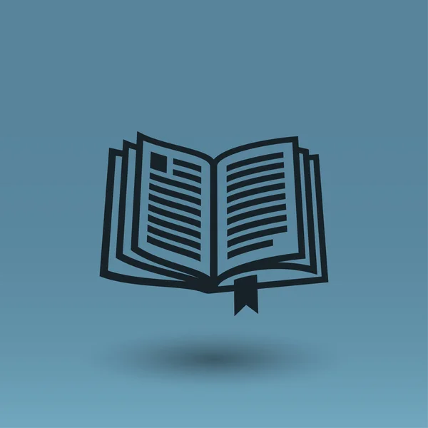 Piktogram, ikona koncepcja książki — Wektor stockowy