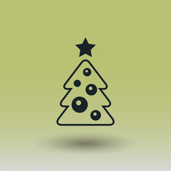 Ekibimizi Noel ağacı kavramı simgesinin — Stok Vektör