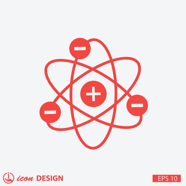 Ekibimizi atom kavramı simgesinin — Stok Vektör