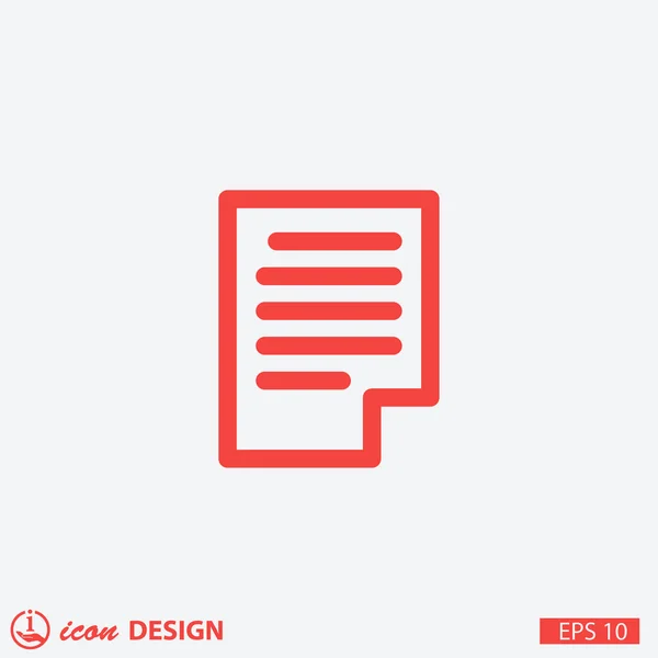 Ikona stránky koncept ikony — Stockový vektor