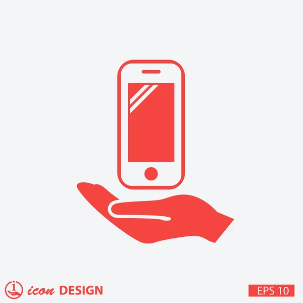 Piktogramm des mobilen Cocncept-Symbols — Stockvektor