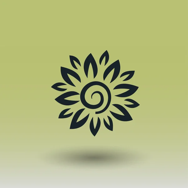 Piktogramm des Blütenkonzepts — Stockvektor