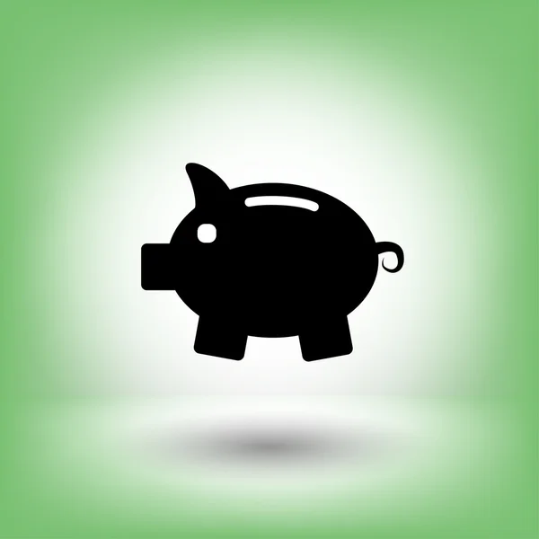Pictograph van moneybox concept pictogram — Stockvector