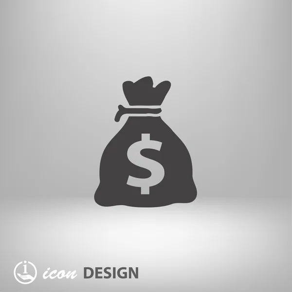 Pictograph of money concept icon — Stock Vector