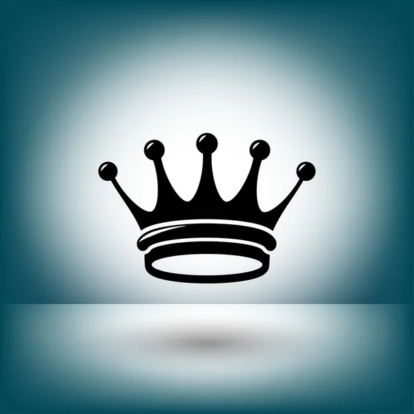 Piktogram, ikona koncepcja korona — Wektor stockowy