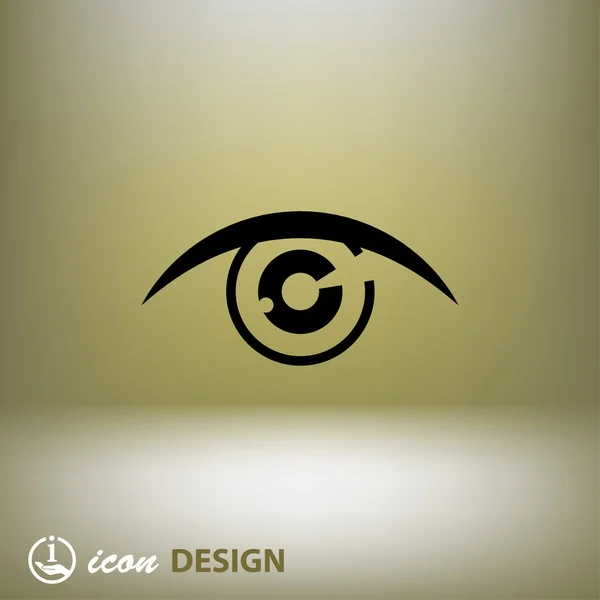 Imagem do ícone do conceito de olho — Vetor de Stock