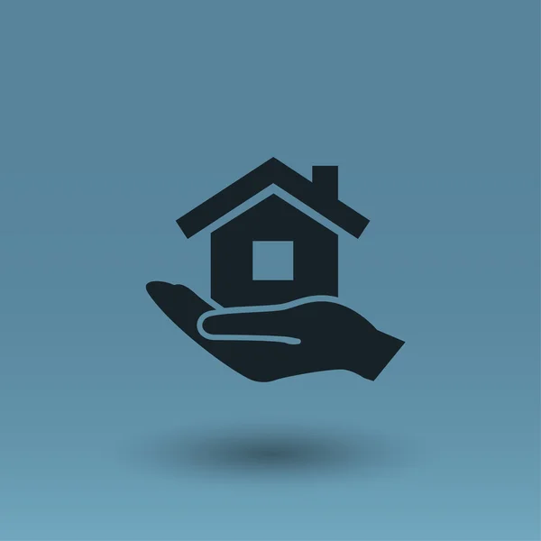 Ikona ikony domů concept — Stockový vektor