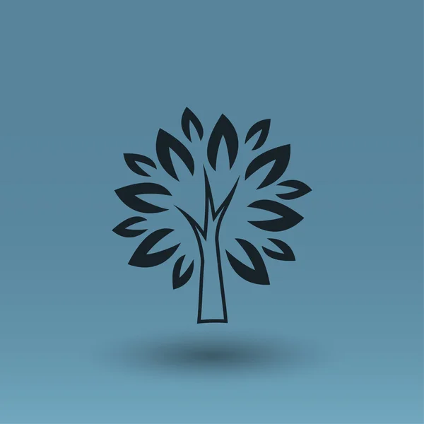 Pictograph van boom concept pictogram — Stockvector