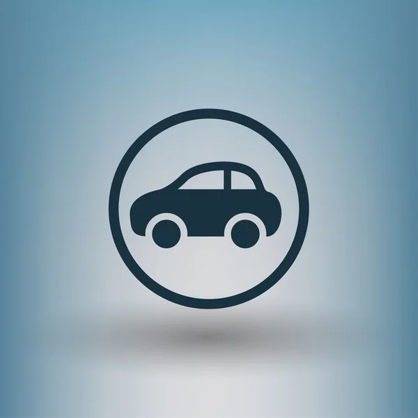 Pictografía del icono del concepto de coche — Vector de stock