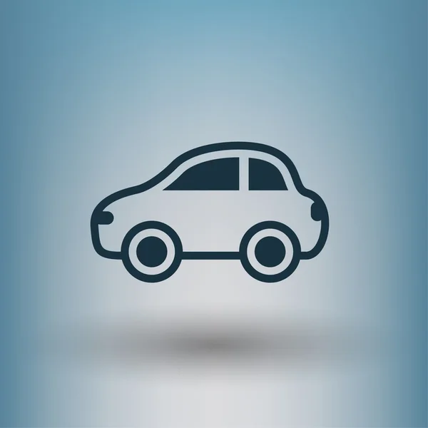 Pictografía del icono del concepto de coche — Vector de stock