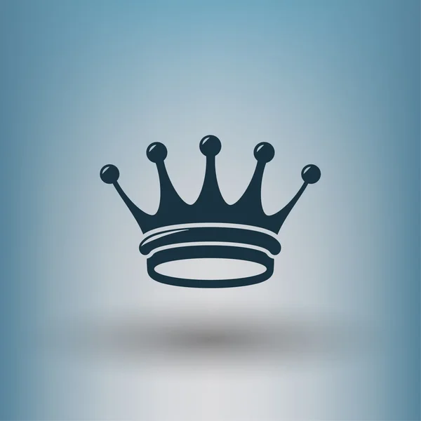 Ikona ikony koncept koruny — Stockový vektor