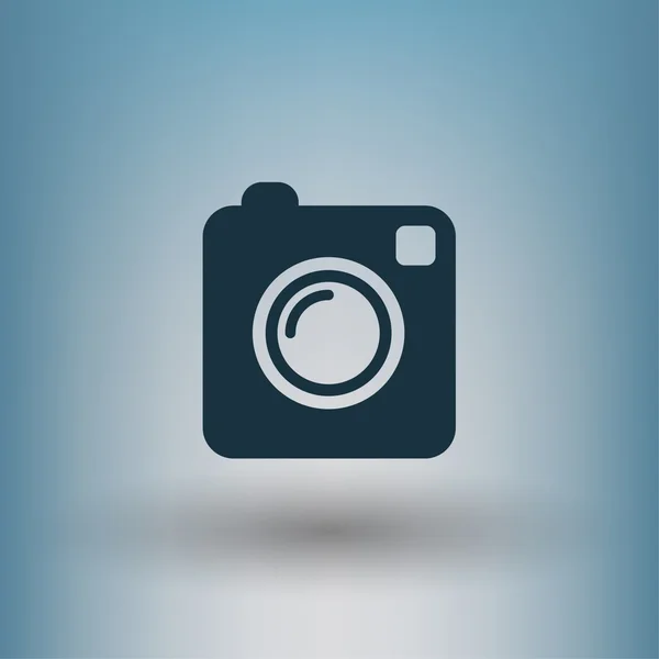 Pictogramme de l'icône concept de la caméra — Image vectorielle