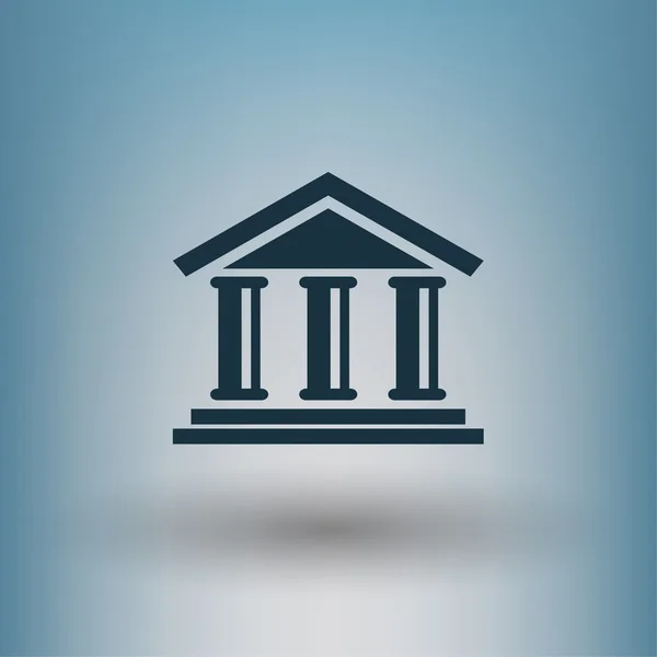 Pictograph bank fogalma ikon — Stock Vector
