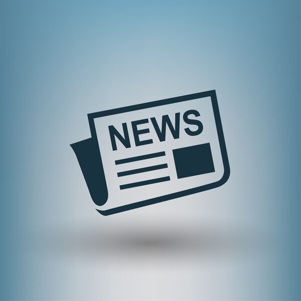 Pictograph of News concept icon