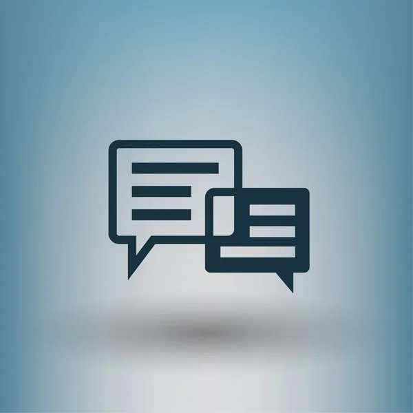 Pictograph van chat concept pictogram — Stockvector
