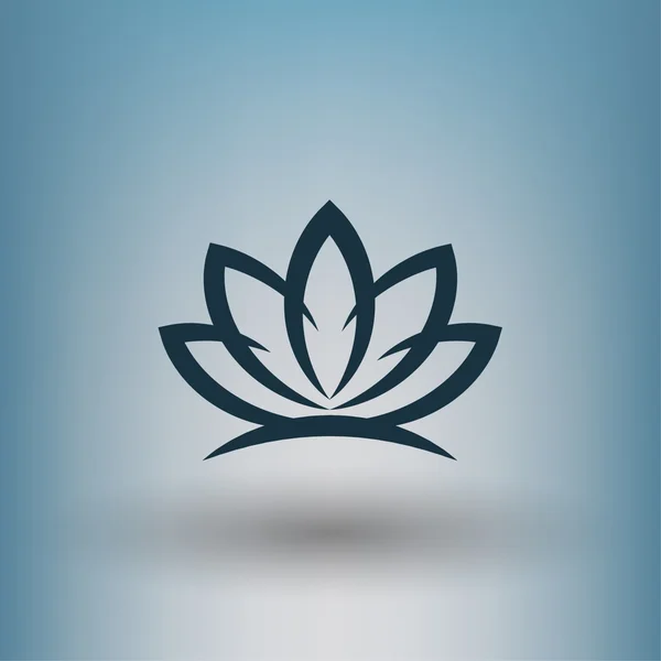 Ekibimizi lotus kavramı simgesinin — Stok Vektör