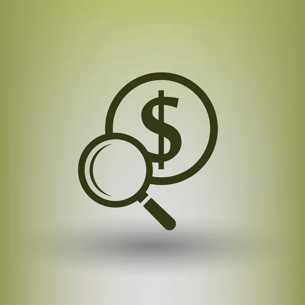 Imagem do ícone do conceito de dinheiro — Vetor de Stock