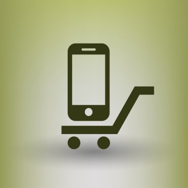 Ekibimizi mobil cocncept simgesinin