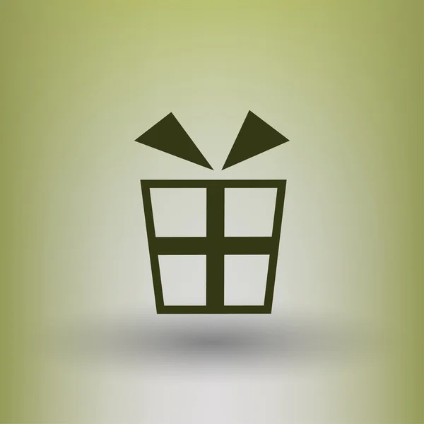 Ikona ikony koncept dárek — Stockový vektor