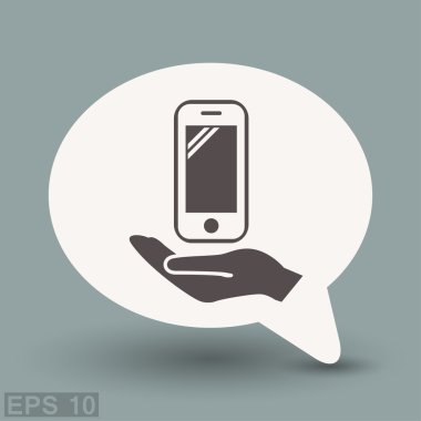 Ekibimizi mobil cocncept simgesinin