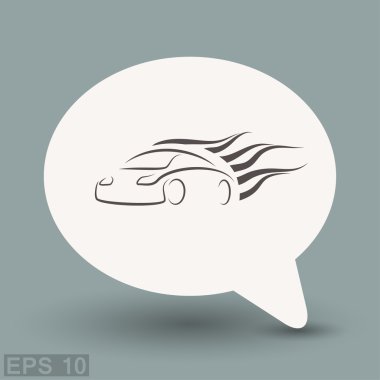 Ekibimizi araba konsepti simgesinin