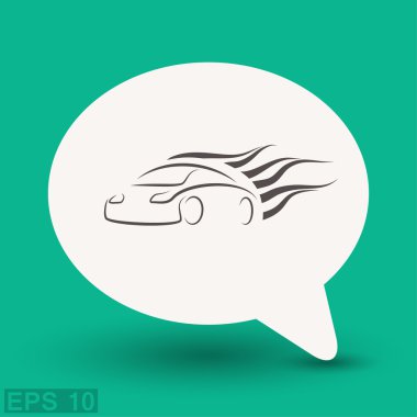 Ekibimizi araba konsepti simgesinin