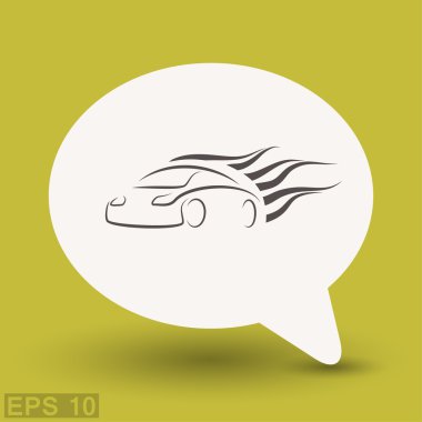 Ekibimizi araba konsepti simgesinin