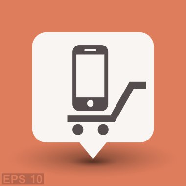 Ekibimizi mobil cocncept simgesinin