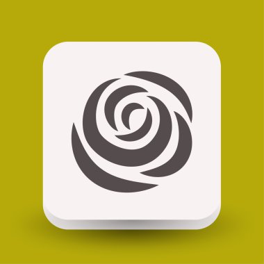 Ekibimizi gül konsept simgesinin