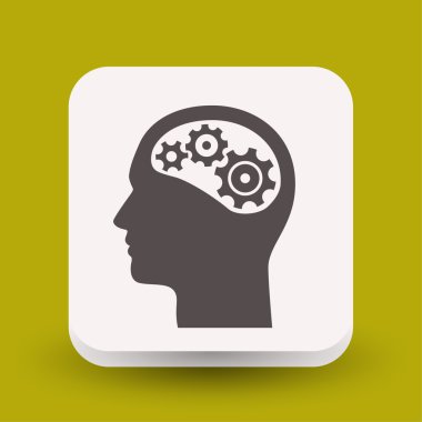 Ekibimizi dişli baş kavramı simgesi