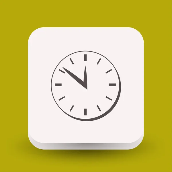 Pictografía del icono del concepto de reloj — Archivo Imágenes Vectoriales