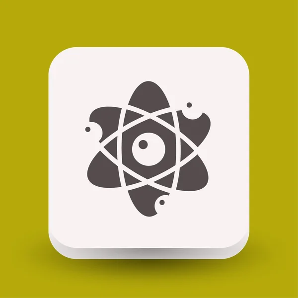 Pictogramme de l'icône de concept atome — Image vectorielle
