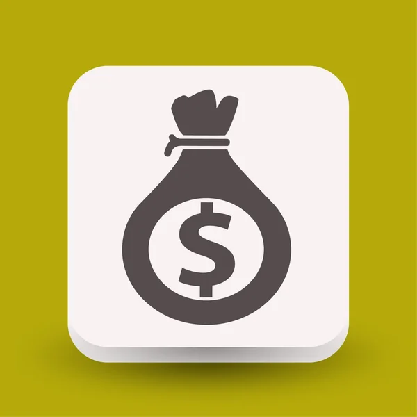 Ikona ikony koncept peněz — Stockový vektor