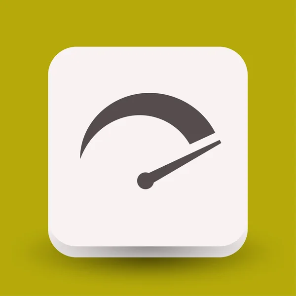 Pictograph van snelheidsmeter concept pictogram — Stockvector