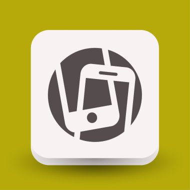 Ekibimizi mobil cocncept simgesinin