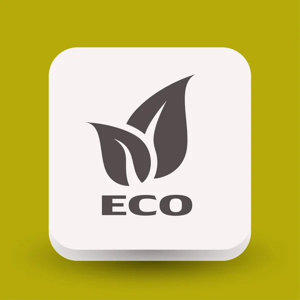 Pictograph av eco koncept ikonen — Stock vektor
