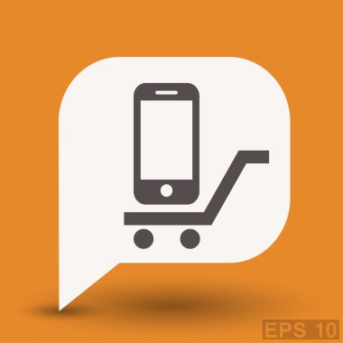 Ekibimizi mobil cocncept simgesinin