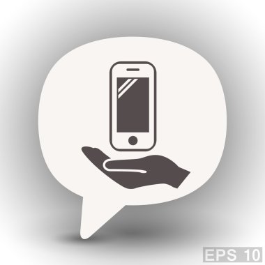 Ekibimizi mobil cocncept simgesinin