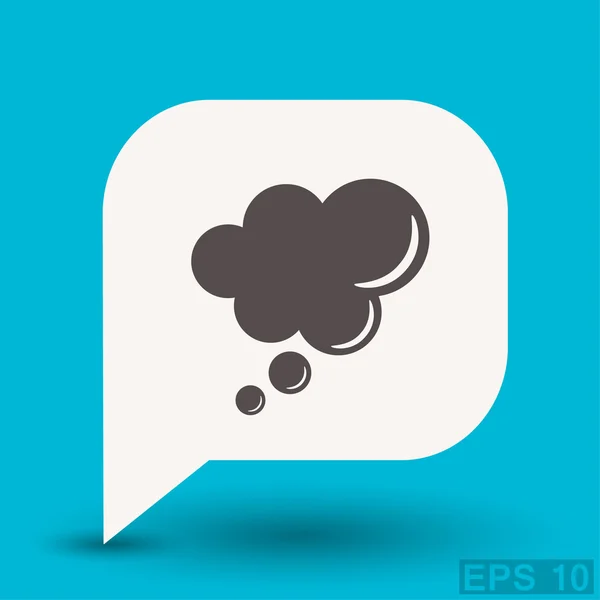 Pictograph of chat concept icon — Stock Vector