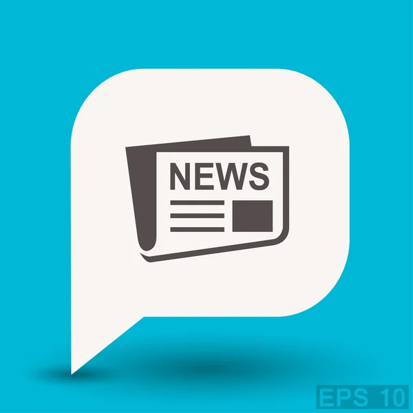 Ícone do conceito Pictograph of News —  Vetores de Stock