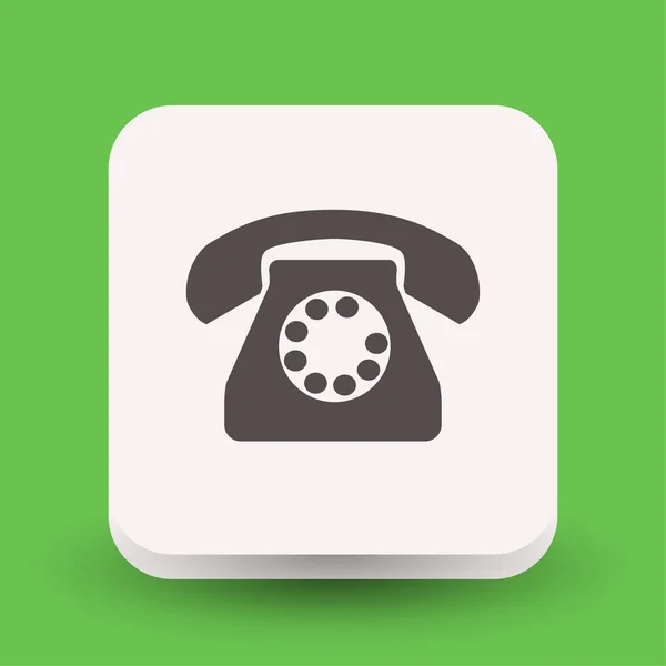 Pictograph van telefoonpictogram concept — Stockvector