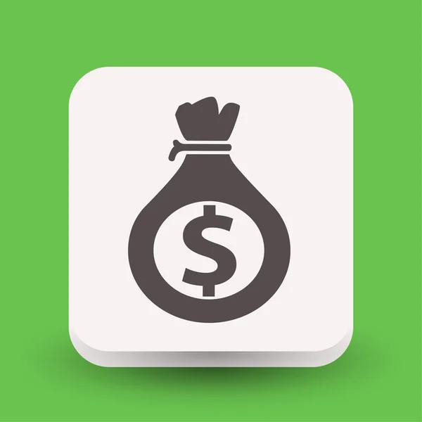 Ikona ikony koncept peněz — Stockový vektor