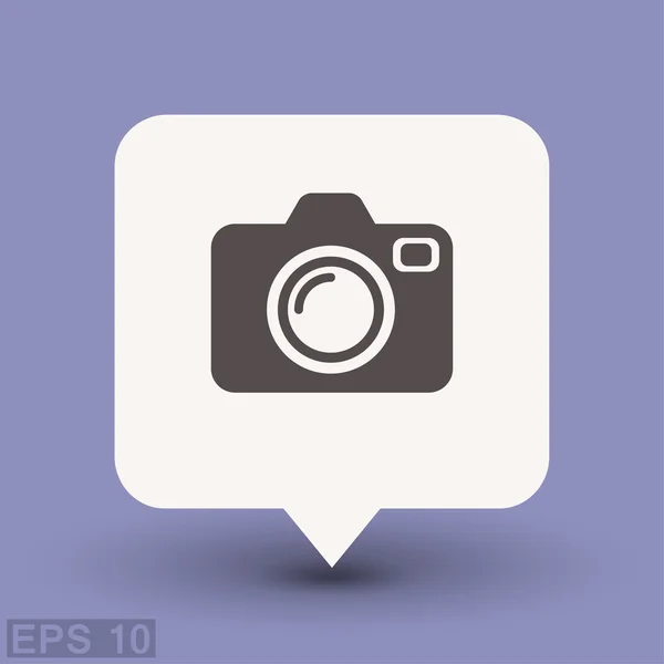 Pictografía del icono del concepto de cámara — Vector de stock