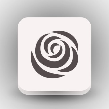 Ekibimizi gül konsept simgesinin