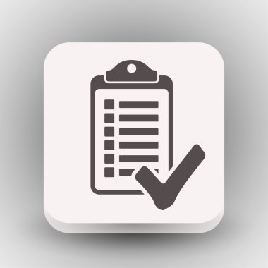 Ekibimizi denetim listesi kavramı simgesinin