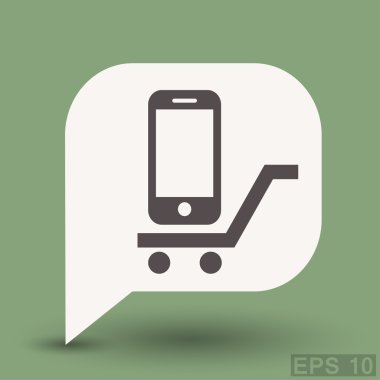 Ekibimizi mobil cocncept simgesinin