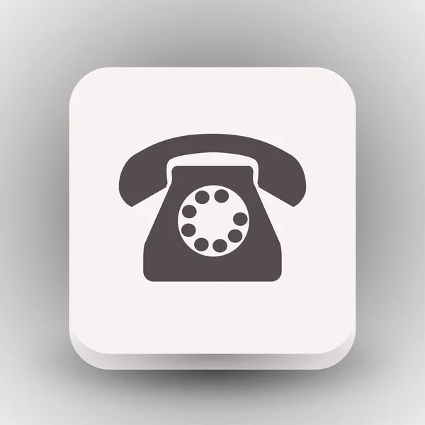 Pictograma do ícone conceito de telefone — Vetor de Stock