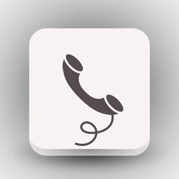 Pictograph van telefoonpictogram concept — Stockvector